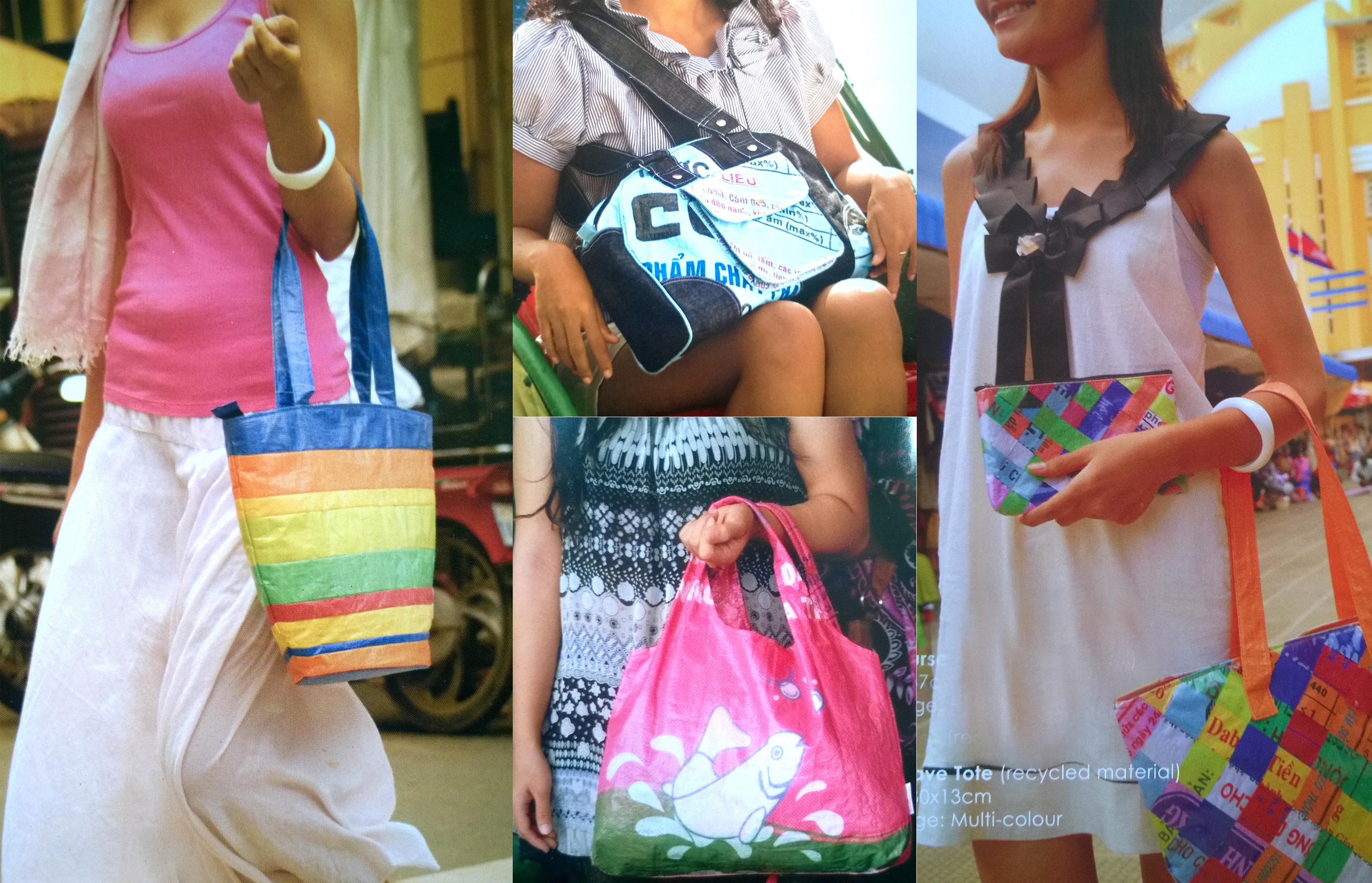 From trash to trendy – recycled bags handmade from Cambodia